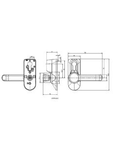 MANILLA C/LLAVE P/ANTIPANICO FAST Push y Touch 2