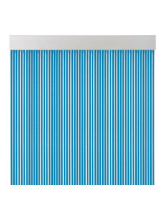 CORTINA CINTAS COLOR AZUL 210X90 CM