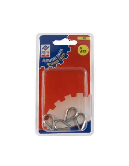 GUARDACABO INOXIDABLE BL.4 PZS 3 MM