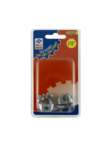SUJETACABLE GALVANIZADO B.2 UD 1/4''