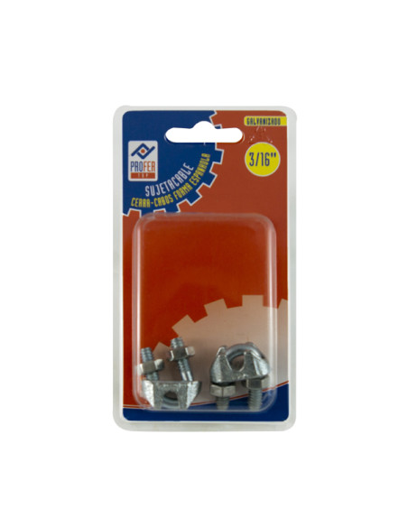 SUJETACABLE GALVANIZADO B.2 UD 1/4''
