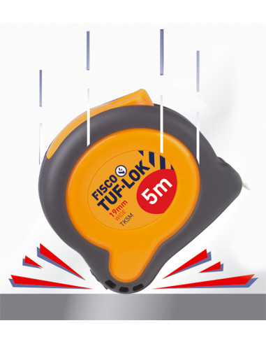 FLEXOMETRO TUF-LOK ANTI-IMPACT 3MTX13 MM