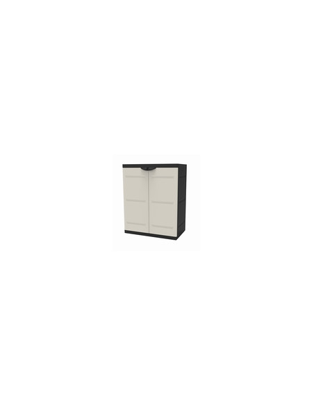 ARMARIO RESINA 2 PUERTAS BAJO NGR 70X44X88
