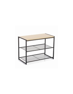 MUEBLE AUXILIAR ACERO/MADERA MOA 60X30X44,5 2
