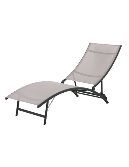 TUMBONA ACERO TAUPE 4 POS