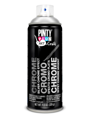 PINTURA SPRAY EF. CROMO PLATA C150 400 ML