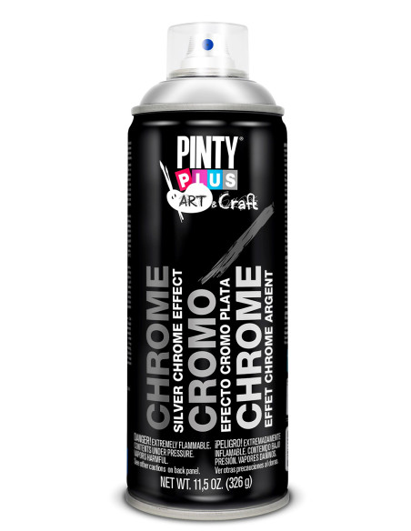 PINTURA SPRAY EF. CROMO PLATA C150 400 ML