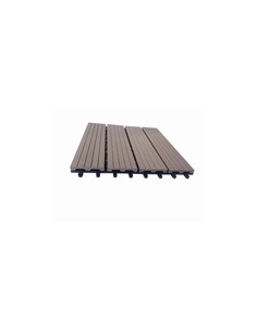 LOSETA COMPOSITE MARRON 9 UDS 30X30 CM 2