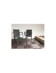 LOSETA PLAST EFECTO MADER CAFE PACK 14 UDS 39X18X1.7 2