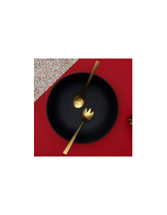 CUBIERTOS SERVIR DORADO SET-2 2
