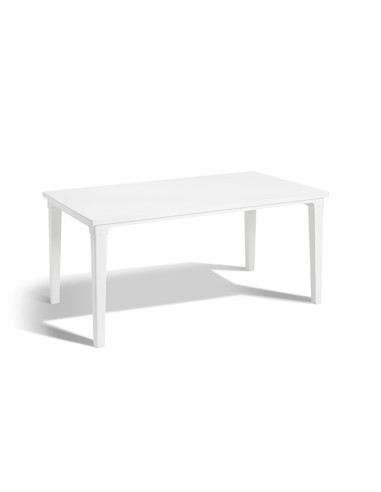 MESA JARDIN RESINA FUTURA BLANCO 165X94 CM