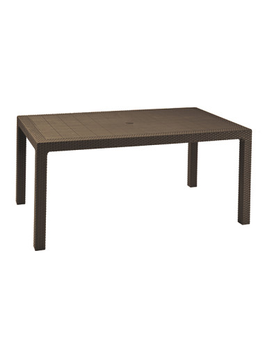 MESA JARDIN RATAN MELODY MARRO 160X94X74