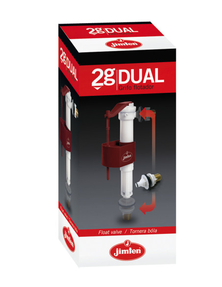 GRIFO FLOTADOR CARGA DUAL 2G S-465 3/8''