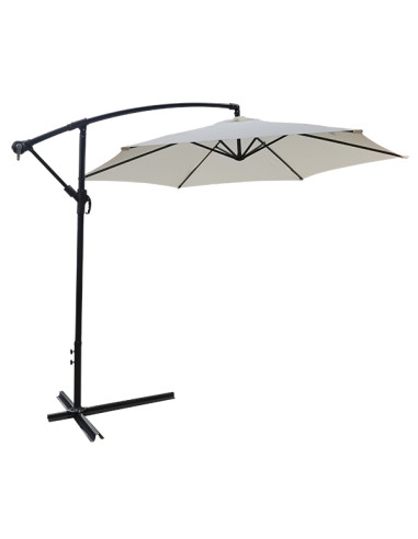 PARASOL LATERAL ALUMINIO BEIGE 3 M