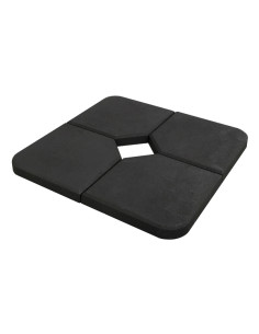 PIE PARASOL LOSETA CEMENTO NEGRO 26 KG