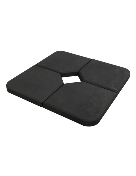 PIE PARASOL CEMENTO NEGRO 26 KG