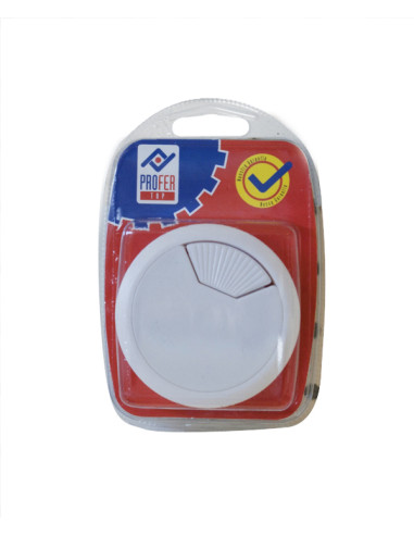 TAPON PASACABLES BLANCO BL 1PZ 60X22 MM