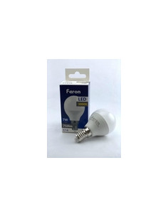 LAMPARA LED ESFERICA E14 LC 3000K 750LM 7 W 2