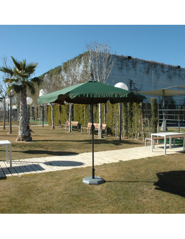 PARASOL ALUMINIO VERDE 2,5 M