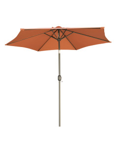 PARASOL ALUMINIO TERRACOTA 2.5 M