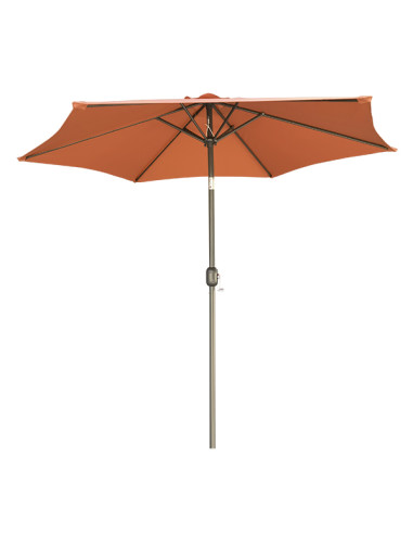 PARASOL ALUMINIO TERRACOTA 2.5 M