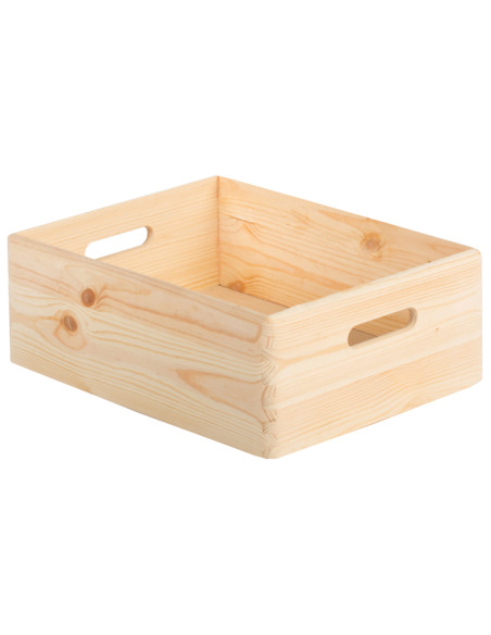 CAJA MADERA S/TAPA 40X30X14CM