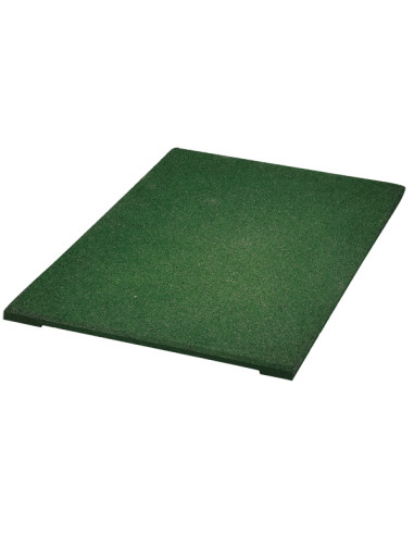 LOSETA CAUCHO GRANULADO VERDE 40X40X2.5