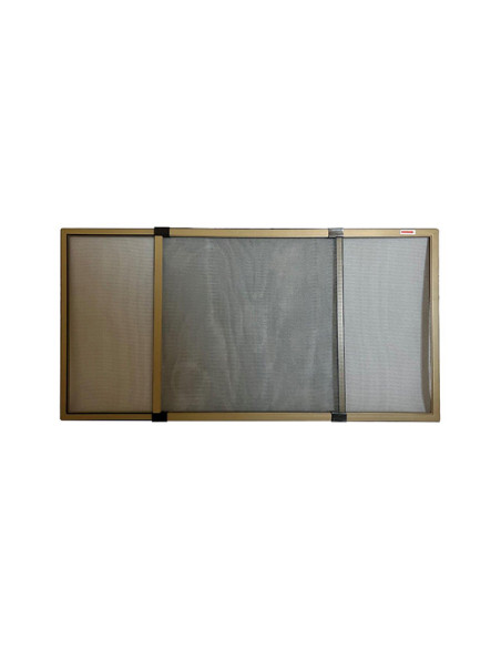 MOSQUITERA FIJA EXTENS.BRONCE 75-142X50
