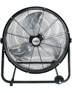 VENTILADOR INDUSTRIAL SUELO C/RUEDAS NEGRO 180 W