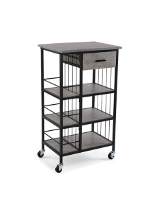 CARRO COCINA C/RUEDAS 3B + 1 CAJ 89,5X37X50