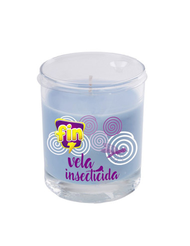 VELA C/CITRONELA VASO CRISTAL