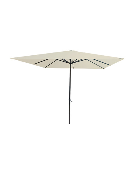 PARASOL ALUMINIO CUADR BEIGE 3X3