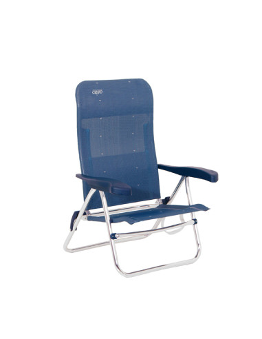 SILLA PLAYA AZUL BAJA 7P -AL/205 29X48X37