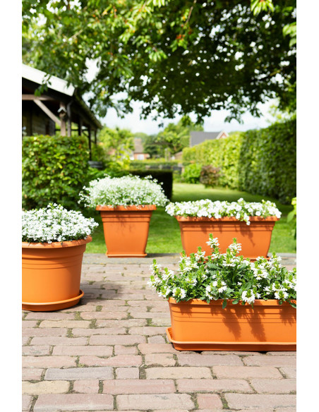 MACETA EXT. MEDITERRAN ANTRACITA 30 CM