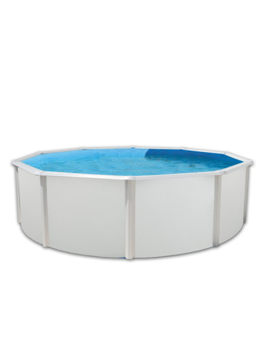 PISCINA CIRCULAR CON COLUMNAS 350X120CM