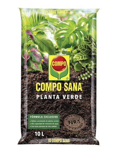 TIERRA MACETA PLANTA VERDE 10 L