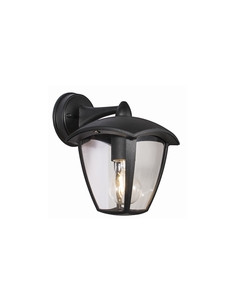 APLIQUE EXTERIOR DESCENDENTE NEGRO IP44 25 W 2