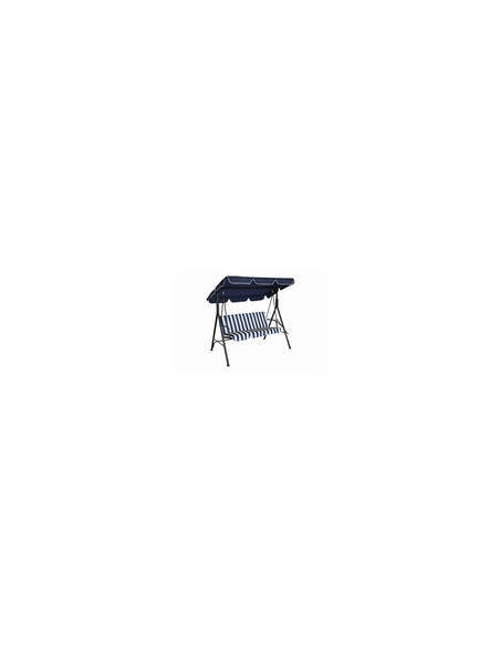 BALANCIN 3 PLAZAS AZUL 170X115X152 100X40X120