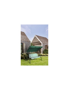 BALANCIN 3 PLAZAS VERDE 170X115X152 100X40X120 2