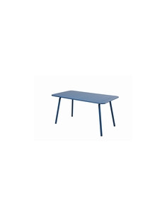 MESA ACERO AZUL LIBIA 140X80 CM 2