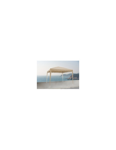 CENADOR ACERO PLEGABLE BEIGE 3X3 M