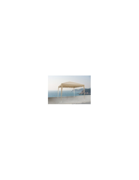 CENADOR ACERO PLEGABLE BEIGE 3X3 M