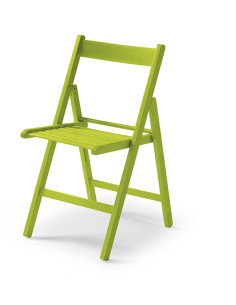 SILLA PLEGABLE MADERA VERDE 425X475X79