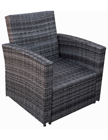 CONJUNTO RATAN SINTE/ACERO MAYENCE 170X86X59C