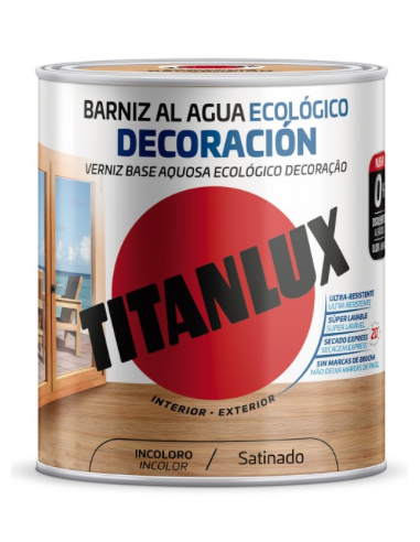 BARNIZ ECO DECO AGUA SAT TECA 0,75 L