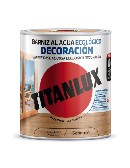 BARNIZ ECO DECO AGUA SAT TECA 0,75 L