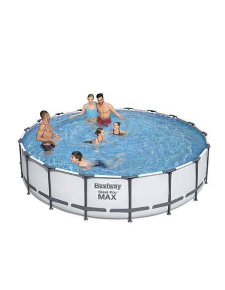 PISCINA C/DEP,COB,ESC 23062L STEEL PRO MAX 549X122 CM