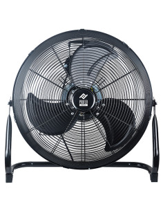 VENTILADOR SUELO INCLINABLE NEGRO 90W 40 CM