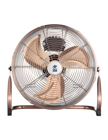 VENTILADOR SUELO INCLINABLE BRONCE 90W 40 CM