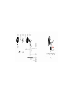 Ventilador 2 en 1 Profer Home 55W con mando 2